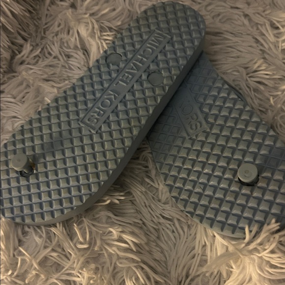 Michael Kors Kids Light Blue Flip Flops - Picture 5 of 7